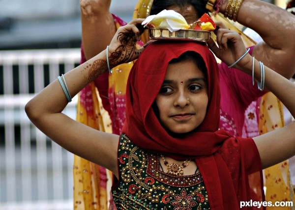 Girl in Indian Marriage 
